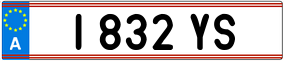 Truck License Plate
